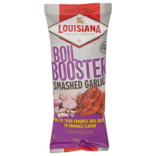 LOUISIANA FISH FRY Ssnng Boil Bstr Smsh Garlic - 8 Ounce