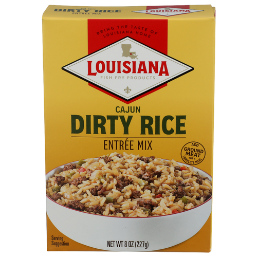 LOUISIANA FISH FRY PRODUCTS Dirty Rice Mix - 8 Ounce