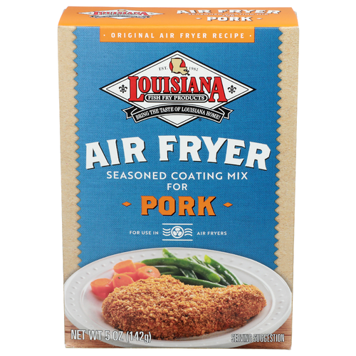 Louisiana Fish Fry For Pork Air Fryer Seasoned Coating Mix - 5 Ounce