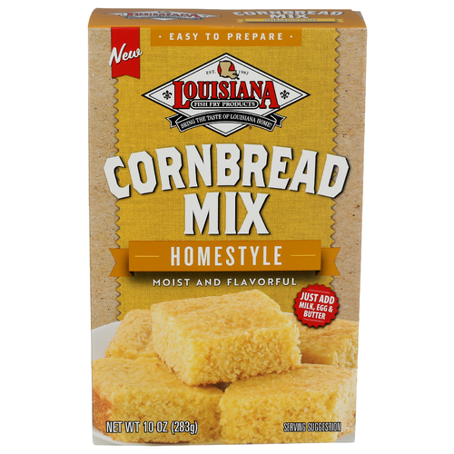 Louisiana Fish Fry Mix Cornbread Orig - 10 Ounce Image 1 of 4