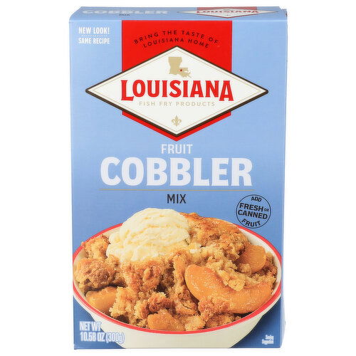 LOUISIANA FISH FRY Fruit Cobbler Mix - 10.58 Ounce