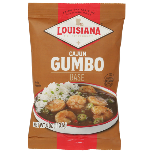 Louisiana Fish Fry  Cajun Gumbo Base - 4 Ounce