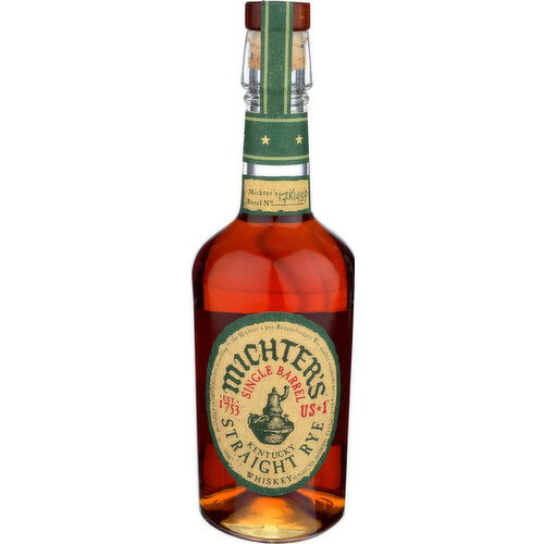 Mitcher's Us1 Whiskey Single Barrel Kentucky Straight Rye - 750 ml