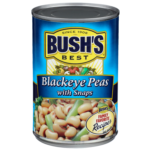 Bush's Best Canned Beans With Snaps Blackeye Peas - 15.8 Ounce