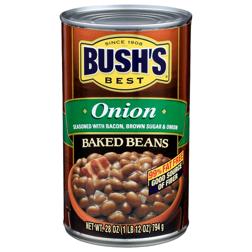 Bush's Best Canned Beans Onion Baked - 28 Ounce