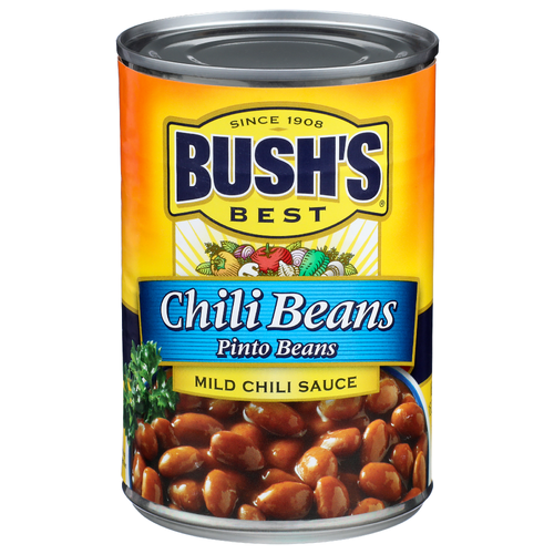Bush's Best Canned Beans Mild Chili Sauce Pinto - 16 Ounce