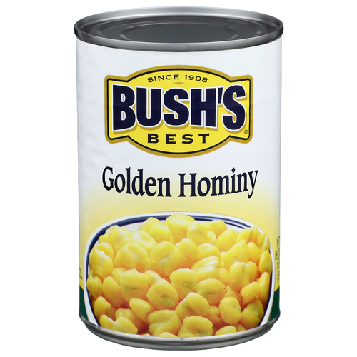 Bush's Best Canned Vegetables Golden Hominy - 15.5 Ounce