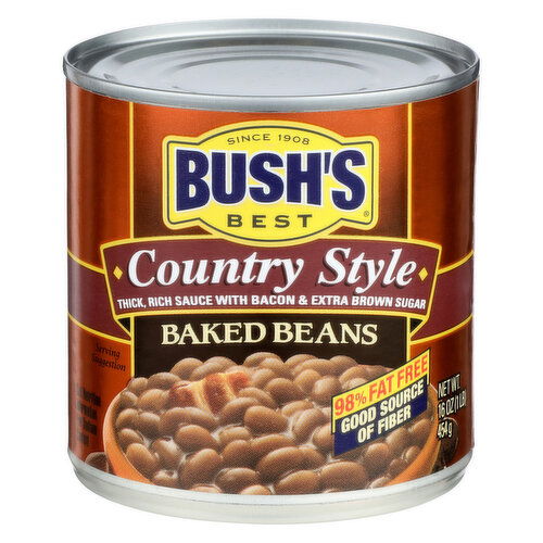 Bush's Best Canned Beans Country Style Baked - 16 Ounce