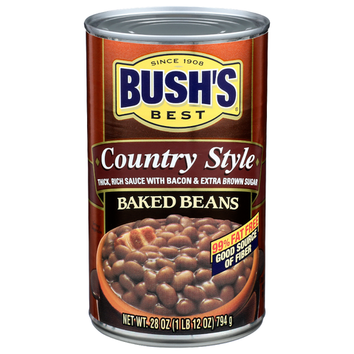 Bush's Best Canned Beans Country Style Baked - 28 Ounce
