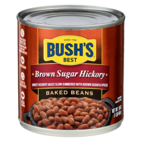Bush's Best Canned Beans Brown Sugar Hickory Baked - 16 Ounce