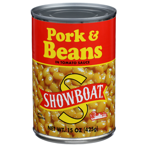 Showboat In Tomato Sauce Pork & Beans - 15 Ounce