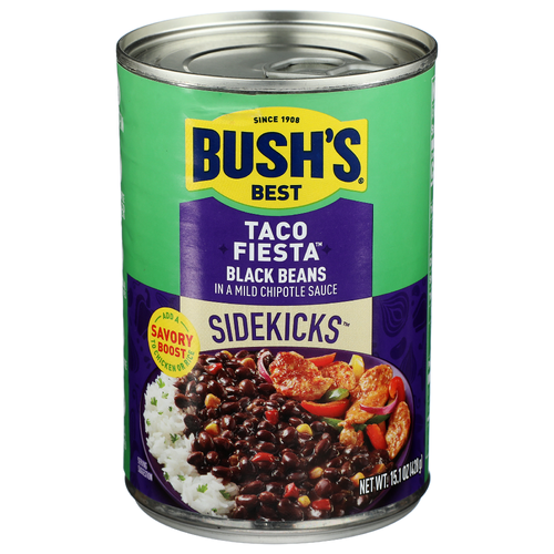 BROOKSHIRE'S Bush Sidekicks Taco Fsta Blbea - 15.1 Ounce