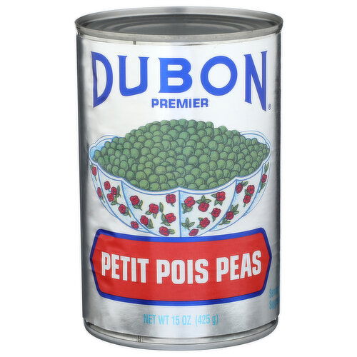 Dubon Premier Petit Pois Peas - 15 Ounce