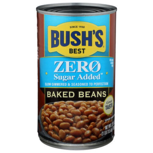 BUSH BROTHERS & COMPANY Zero Sugar Added Baked b - 27.5 Ounce