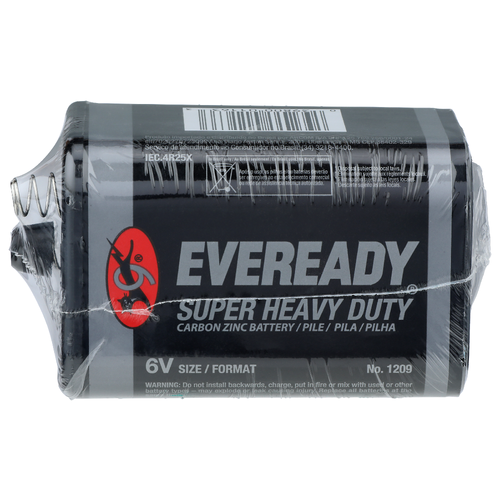 Eveready 6v Size__format Carbon Zinc Battery Size Format - 1 Each