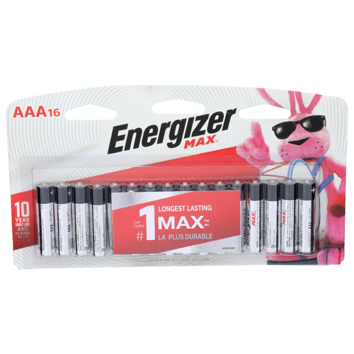 Energizer Max Aaa16 Alkaline Batteries - 16 Count