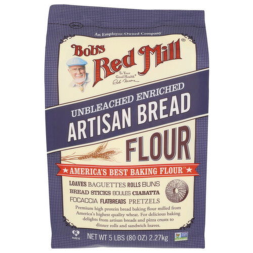 Bob's Red Mill Artisan Bread Flour Brm - 5 Pound