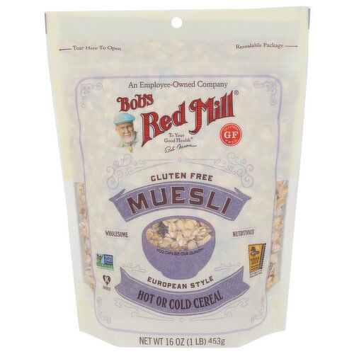 Bob's Red Mill Cereals Gf Muesli European Style - 16 Ounce