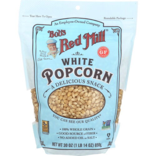 BOB'S RED MILL Brm Whole White Popcorn - 30 Ounce