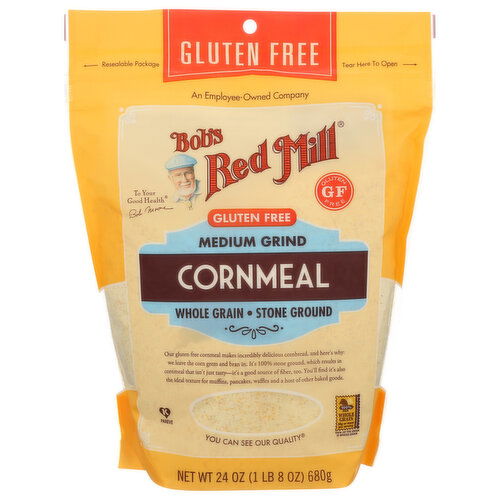 BOB'S RED MILL Gluten Free Cornmeal - 24 Ounce