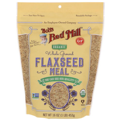 Bob's Red Mill Organic Brown Flaxseed Meal - 16 Ounce
