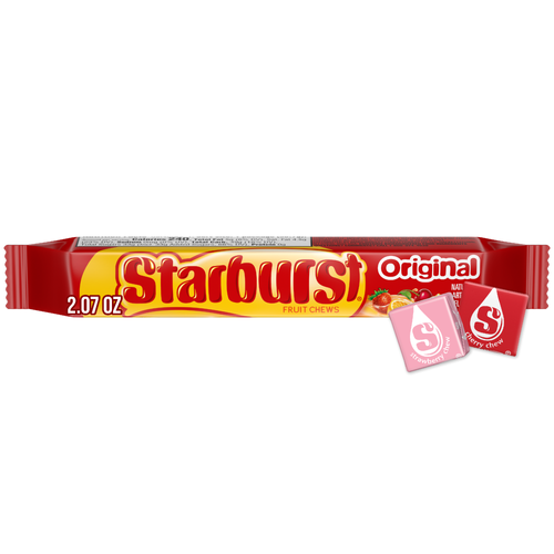 Starburst Original Fruit Chews Chewy Candy, Full Size - 2.07 Ounce