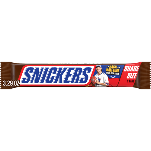 Snickers Original Milk Chocolate Candy Bar, Share Size - 3.29 Ounce Image 1 of 4