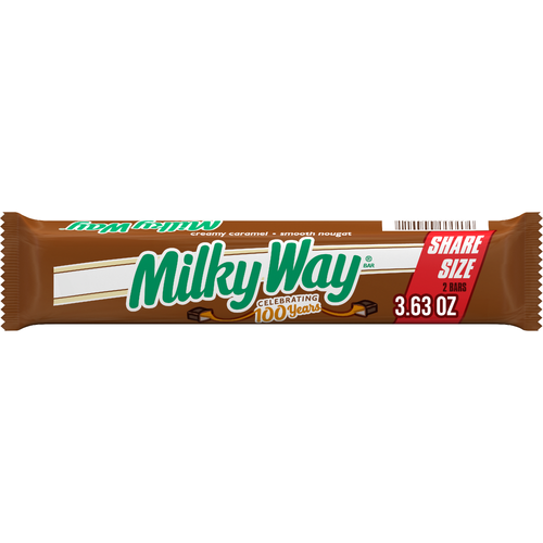 Milky Way Us Milky Way Candy Milk Chocolate Bar, Share Size - 3.63 Ounce