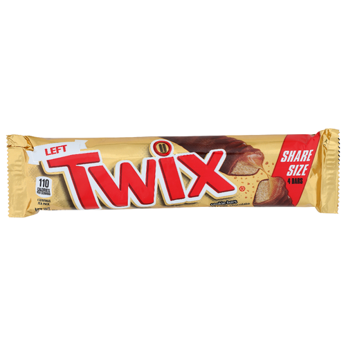 Twix Caramel • Milk Chocolate Cookie Bars - 0.755 Ounce - 4 Count