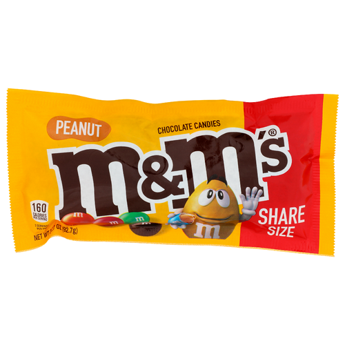 M&M'sPeanut Chocolate Candies - 3.27 Ounce