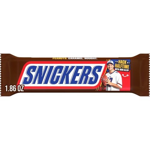 Snickers Chocolate Candy Bar, Full Size , Snacks - 1.86 Ounce Image 1 of 4