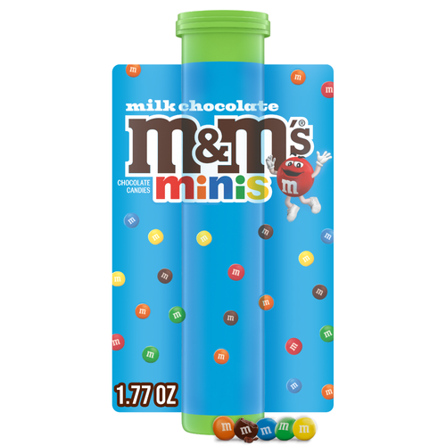 M&M's Minis Mega Tube Milk Chocolate Candy - 1.77 Ounce