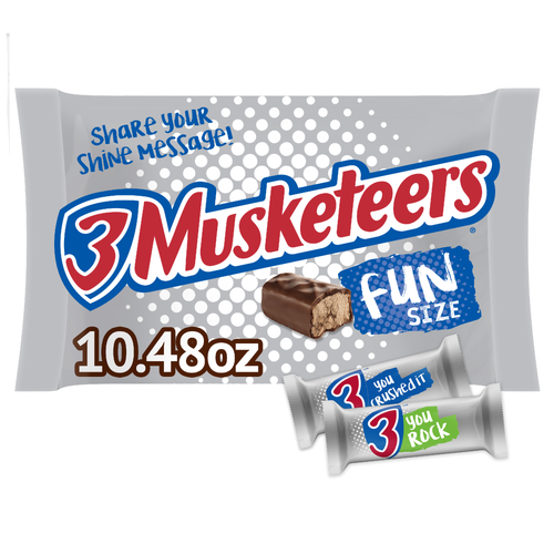 3 Musketeers Fun Size Milk Chocolate Candy Bars - 10.48 Ounce Image 1 of 4