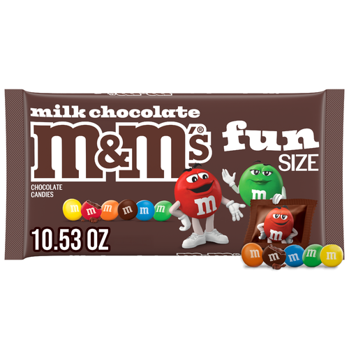 M&M's Fun Size Milk Chocolate Candy, Bag - 10.53 Ounce Image 1 of 4