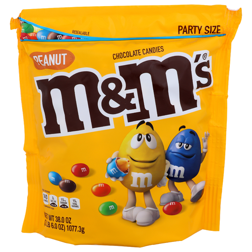 M&M'sPeanut Chocolate Candies - 38 Ounce