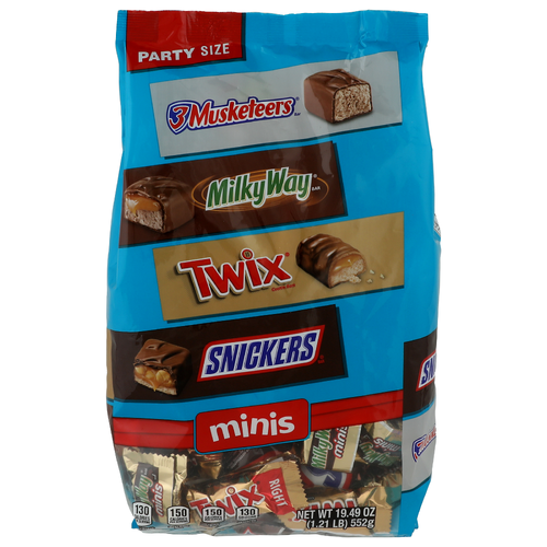 Mars Wrigley Candy, Minis, Party Size - 19.49 Ounce