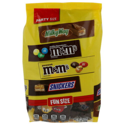 Mars Wrigley Candy, Fun Size, Party - 19.2 Ounce