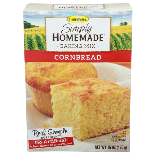 Fleischmann's Cornbread Simply Homemade Baking Mix - 0.938 Ounce - 16 Count