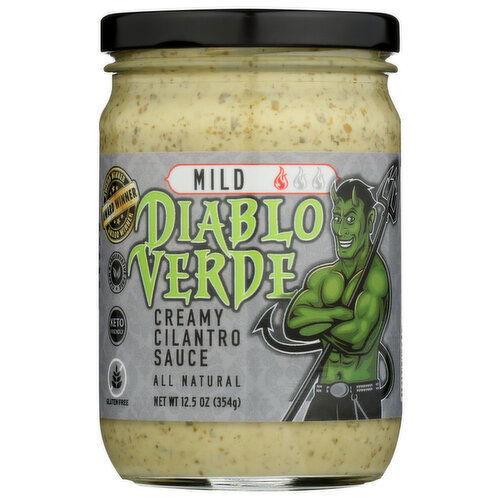Diablo Verde Sauce Cilantro Mild - 12.5 Ounce