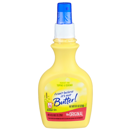 I Can't Believe It's Not Butter! The Original Vegetable Oil Spray - 8 Fluid Ounce