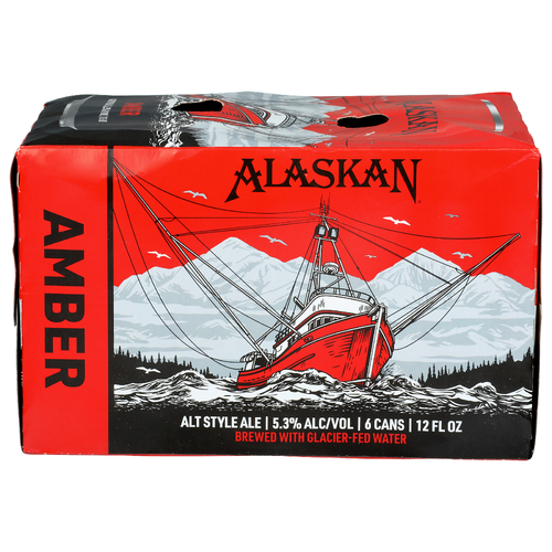 Alaskan Amber Alt Style Ale - 12 Fluid Ounce - 6 Count