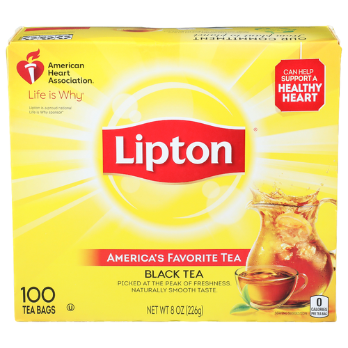 Lipton Black Tea - 0.08 Ounce - 100 Count