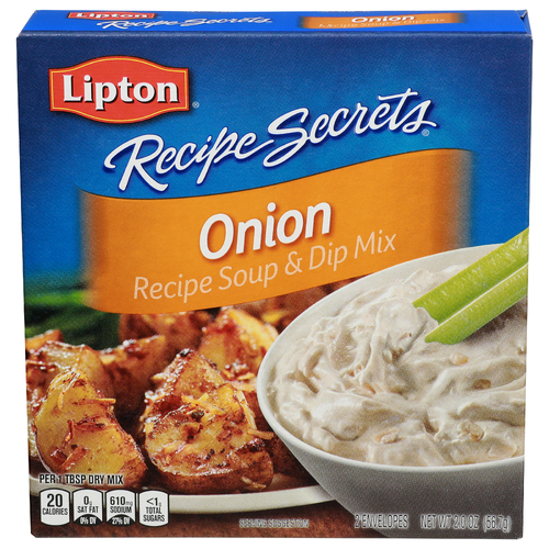 Lipton Recipe Secrets Onion Recipes Soup & Dip Mix - 2 Ounce