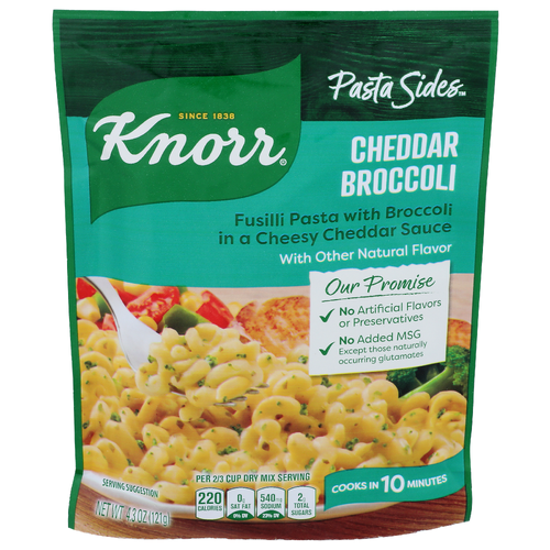 Knorr Cheddar Broccoli Pasta Sides - 4.3 Ounce