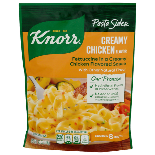 Knorr Creamy Chicken Flavor Pasta Sides - 4.2 Ounce