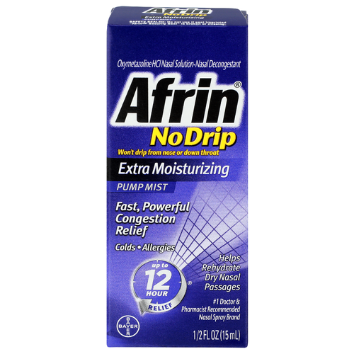 Afrin Extra Moisturizing Pump Mist - 0.5 Fluid Ounce