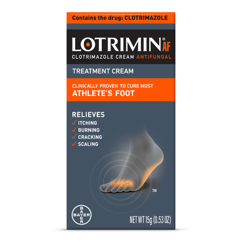 Lotrimin Treatment Cream, Antifungal, Athlete's Foot - 0.53 Ounce