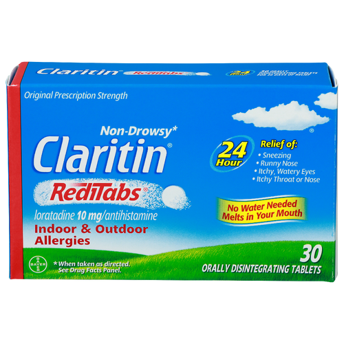 Claritin Reditabs Indoor & Outdoor Allergies - 30 Count