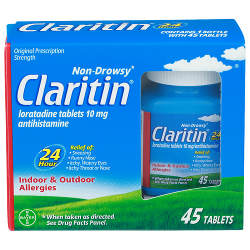 Claritin Indoor & Outdoor Allergies - 45 Count