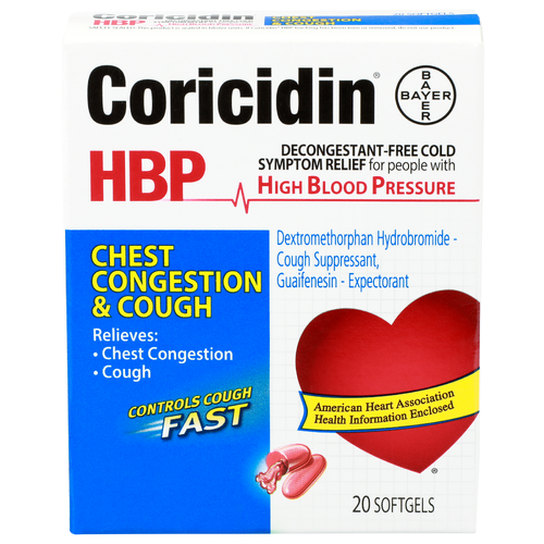 Bayer Coricidin Chest Congestion & Cough - 20 Count